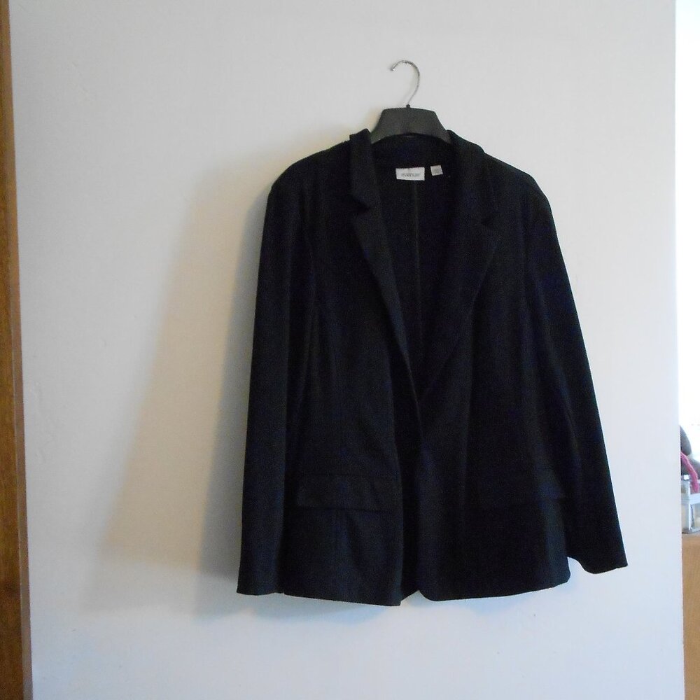Avenue Suit Blazer/Suit Jacket, Black, Size 26/28